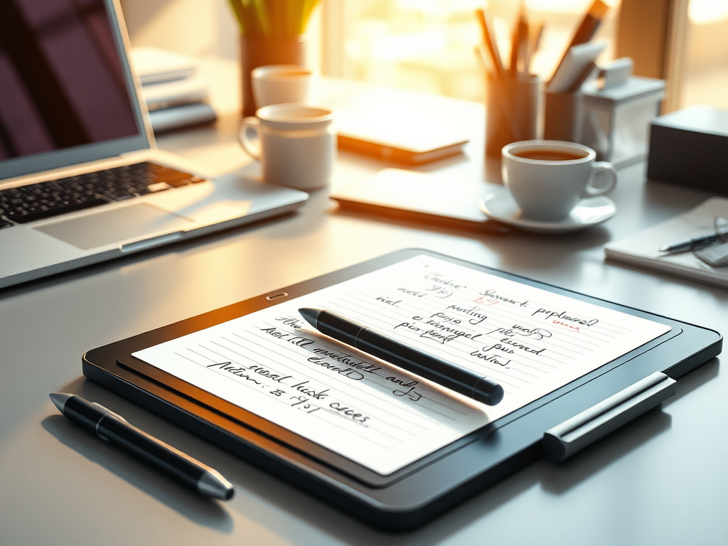 Retour d’Expérience sur les Blocs-Notes Numériques e-ink notepad